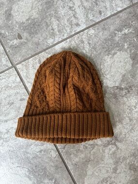 Carhartt Brown Cable Knit Beanie